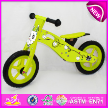 Juguete de madera 2014 de la nueva bicicleta para los niños, juguete de madera lindo de la bici para los niños, bicicleta de madera del juguete del último diseño para la fábrica W16c078 del bebé